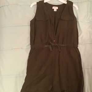 Army colored romper